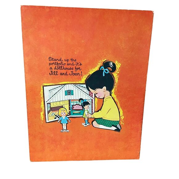 Vintage 1965 Jill & Joan Paper Dolls with Flocked Clothes Whitman Publishing - Picture 8 of 12
